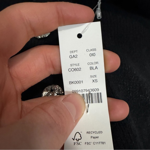 J crew Milano-stitch cinched-waist cardigan with embellished buttons - Picture 4 of 5